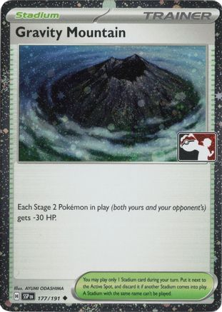 Gravity Mountain 177/191  - Holofoil Prize Pack Series Cards - Uncommon
