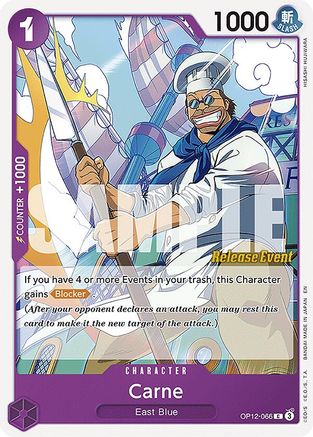 Carne (OP12-066) - Legacy of the Master Release Event Cards