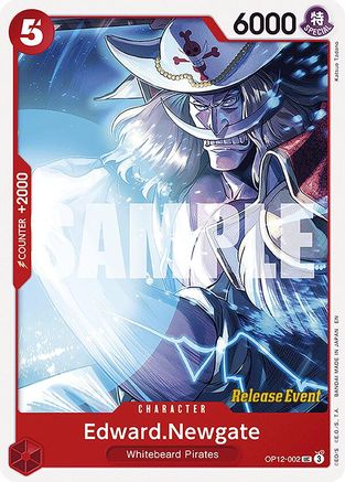 Edward.Newgate (OP12-002) - Legacy of the Master Release Event Cards