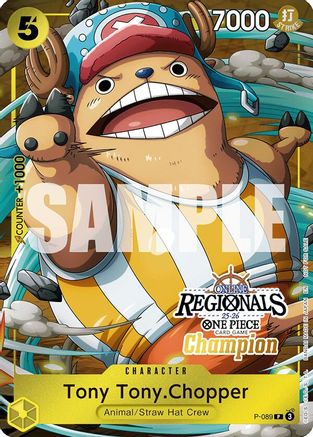 Tony Tony.Chopper (Online Regional Champion Card Set 2025 Vol.2) (P-089) - One Piece Promotion Cards Foil