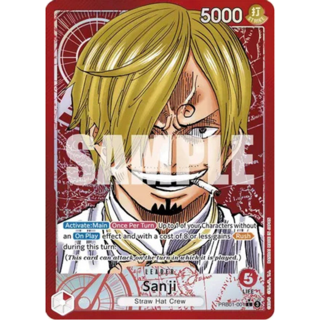 Sanji (PRB01-001) (Alternate Art) (PRB01-001) - Premium Booster -The Best- Foil
