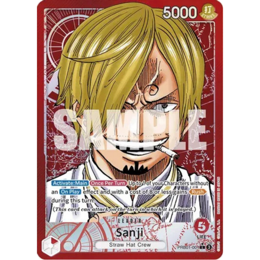 Sanji (PRB01-001) (Alternate Art) (PRB01-001) - Premium Booster -The Best- Foil