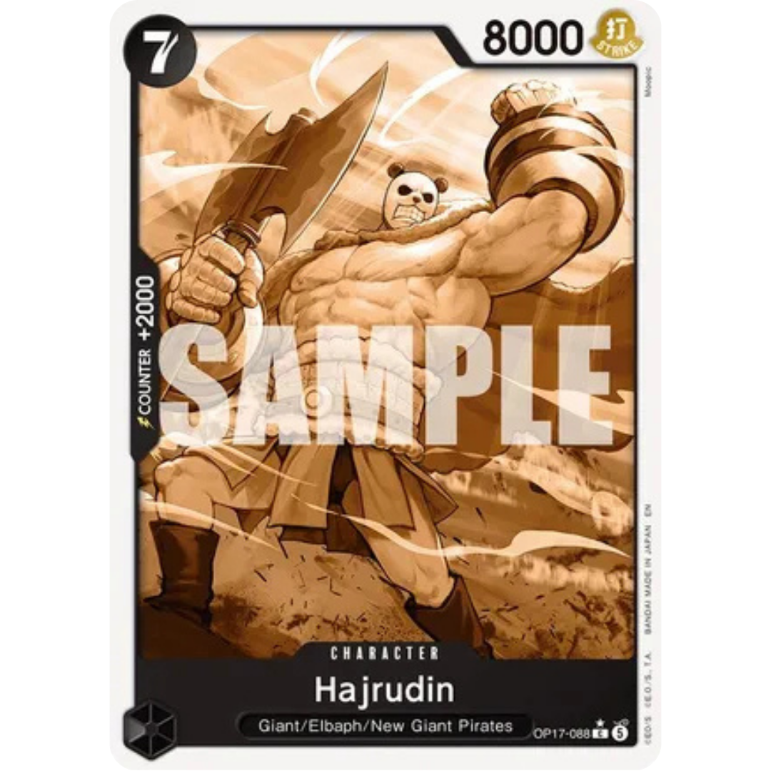 Hajrudin (Pandaman Art) (OP17-088) - The World's Strongest Warriors