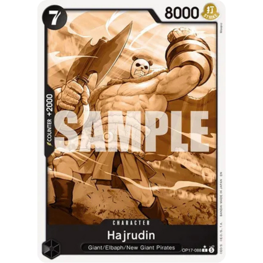Hajrudin (Pandaman Art) (OP17-088) - The World's Strongest Warriors