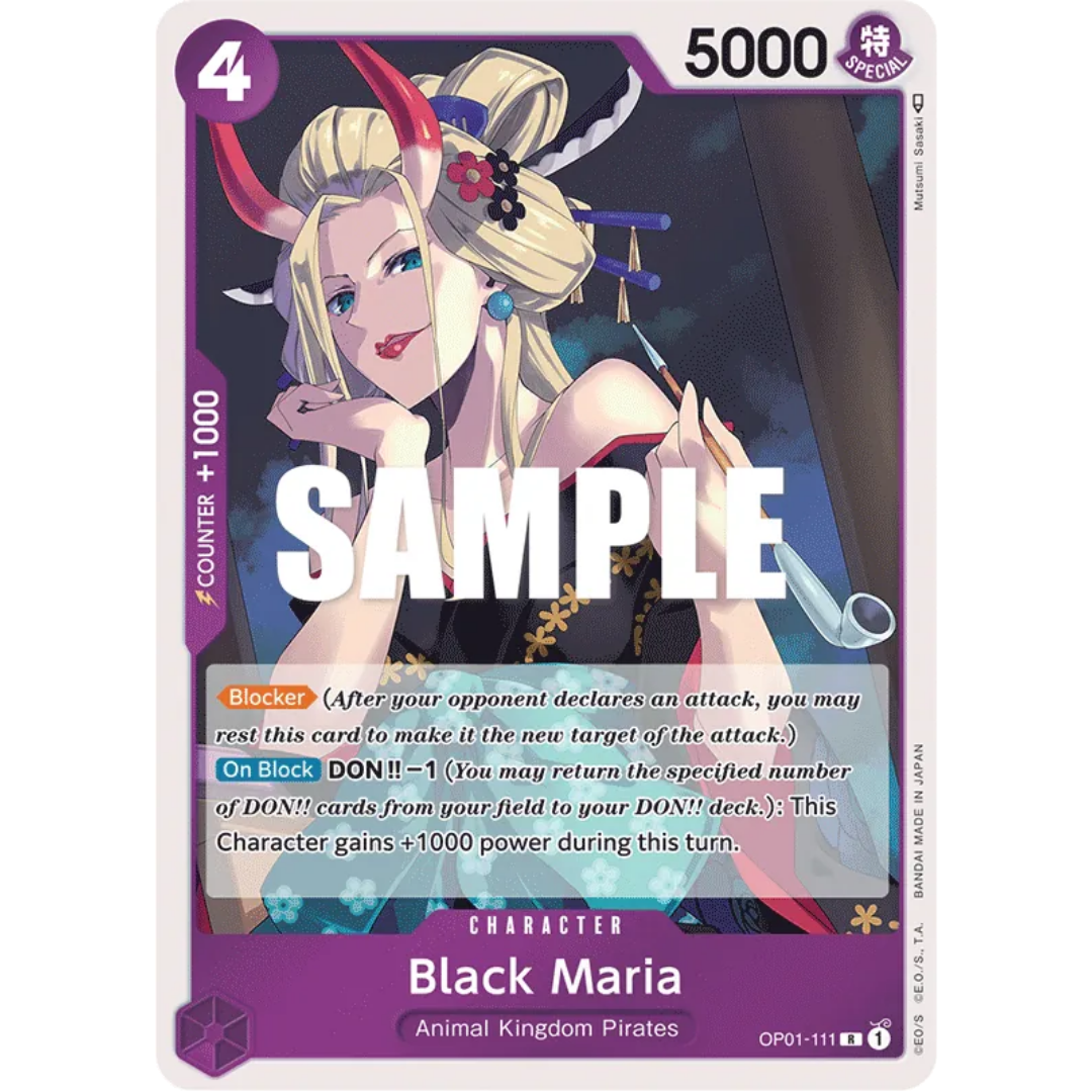 Black Maria (OP01-111) - Romance Dawn Foil
