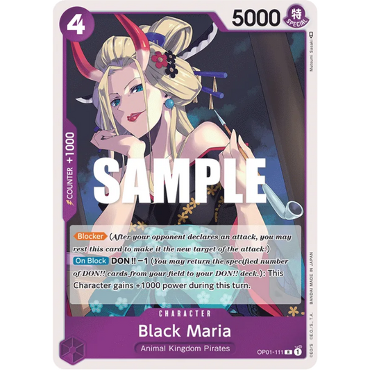 Black Maria (OP01-111) - Romance Dawn Foil