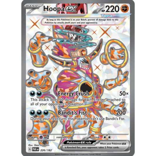 Hoopa ex 226/182  - Holofoil SV04 Paradox Rift - Ultra Rare