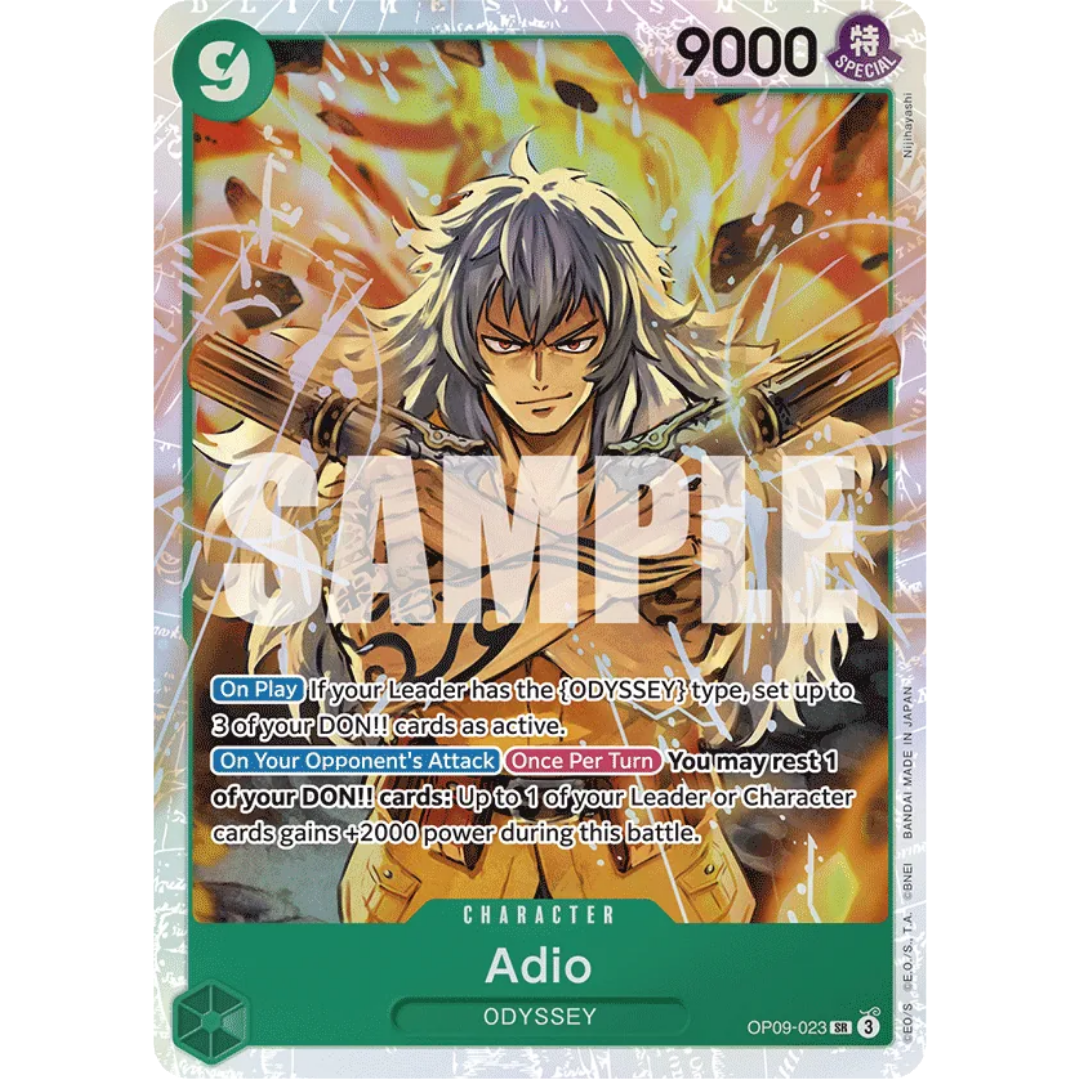 Adio (OP09-023) - Emperors in the New World Foil
