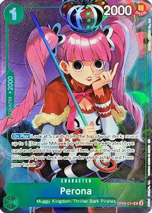 Perona (Illustration Box Vol. 4) (OP09-034) - One Piece Promotion Cards Foil