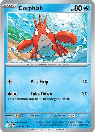 Corphish 033  ME01 Mega Evolution - Common
