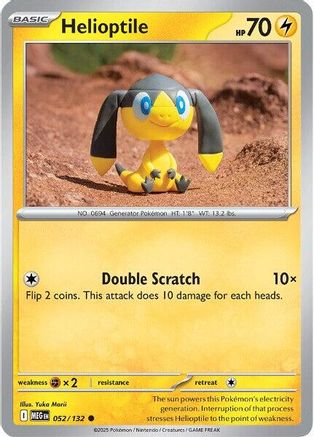 Helioptile 052/132  ME01 Mega Evolution - Common
