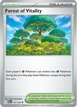 Forest of Vitality 117  - Reverse Holofoil ME01 Mega Evolution - Uncommon