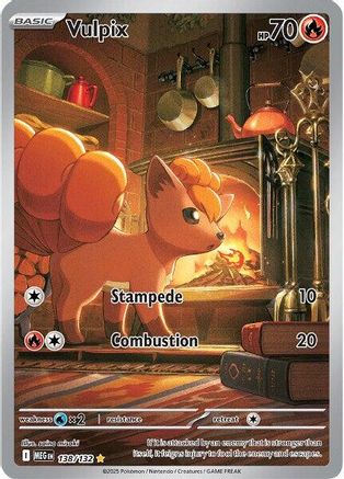 Vulpix 138/132  - Holofoil ME01 Mega Evolution - Illustration Rare