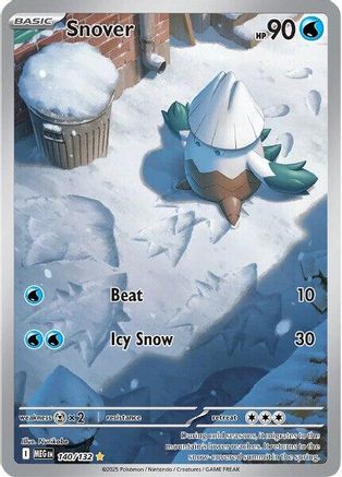 Snover 140/132  - Holofoil ME01 Mega Evolution - Illustration Rare