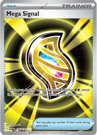 Mega Signal 171/132  - Holofoil ME01 Mega Evolution - Ultra Rare