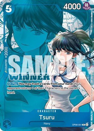 Tsuru (Winner Pack 2025 Vol. 4) (OP06-051) - One Piece Promotion Cards Foil
