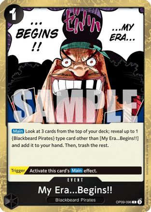 My Era...Begins!! (Reprint) (OP09-096) - Premium Booster -The Best- Vol. 2 Foil