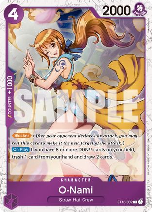 O-Nami (Pirate Foil) (ST18-002) - Premium Booster -The Best- Vol. 2 Foil