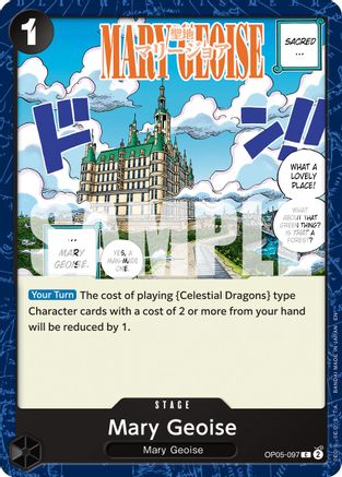 Mary Geoise (Reprint) (OP05-097) - Premium Booster -The Best- Vol. 2
