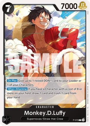 Monkey.D.Luffy - P-075 (Reprint) (P-075) - Premium Booster -The Best- Vol. 2