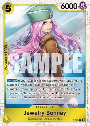 Jewelry Bonney - P-085 (Pirate Foil) (P-085) - Premium Booster -The Best- Vol. 2 Foil