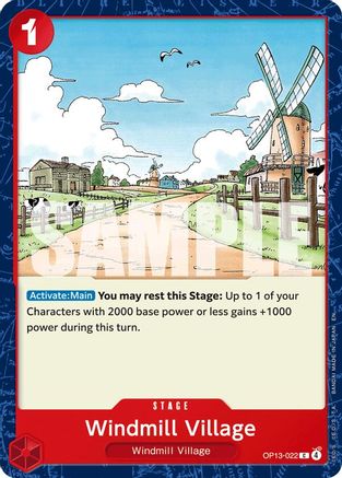 Windmill Village (OP13-022) - Carrying On His Will
