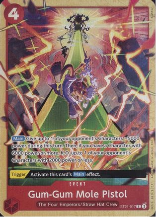 Gum-Gum Mole Pistol (Premium Card Collection -Best Selection Vol.5) - One Piece Promotion Cards Foil