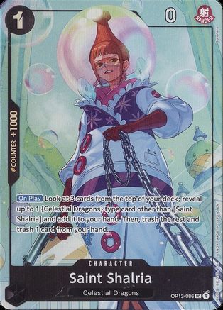 Saint Shalria (OP13-086) - One Piece Promotion Cards Foil