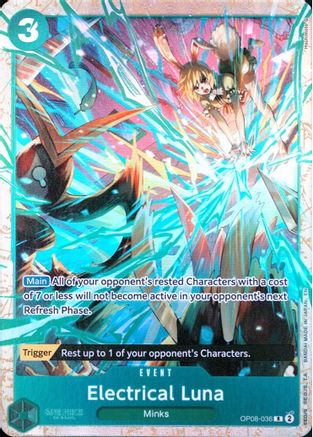 Electrical Luna (OP08-036) - One Piece Promotion Cards Foil