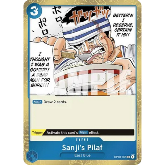 Sanji's Pilaf (Jolly Roger Foil) (OP03-056) - Premium Booster -The Best- Foil