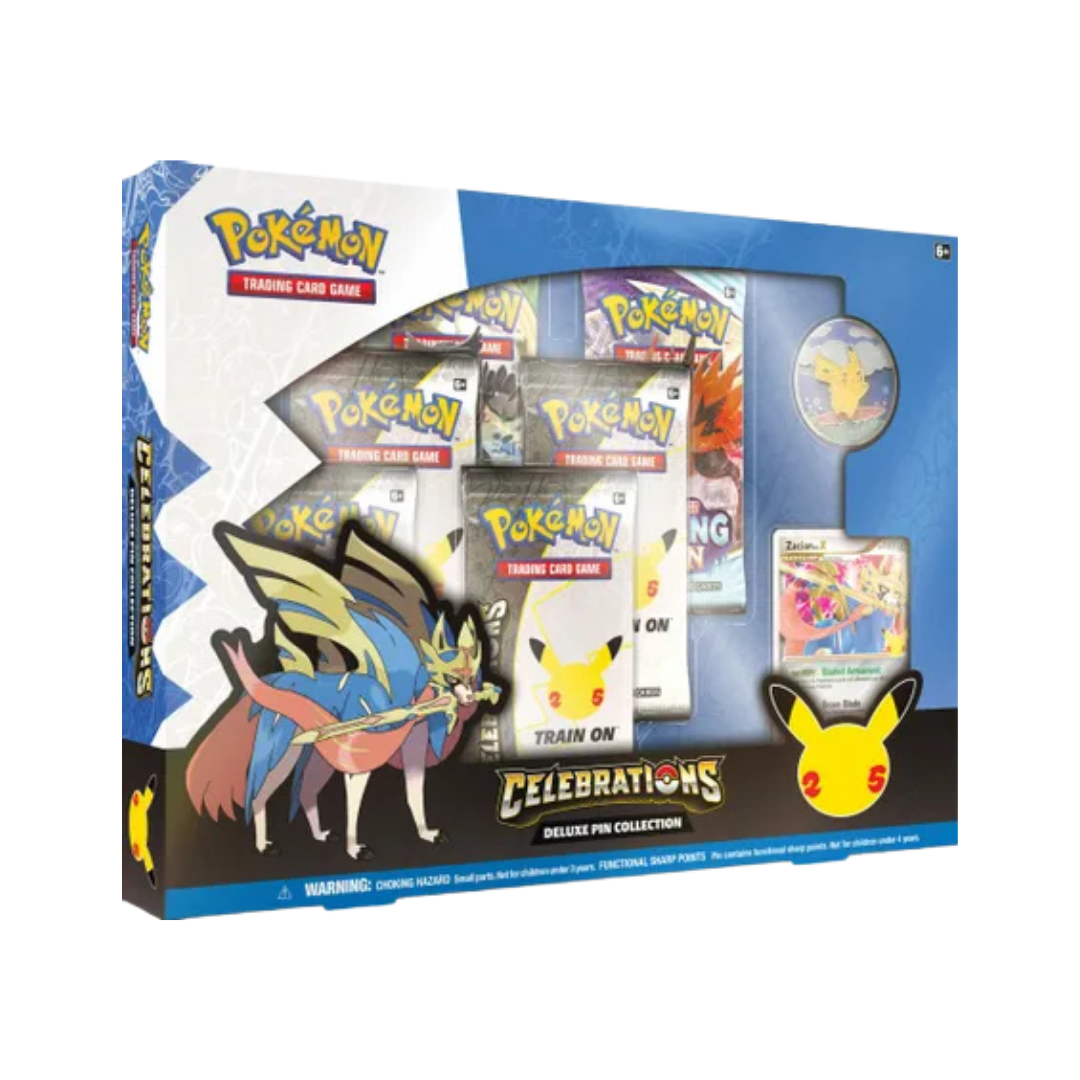 Celebrations Deluxe Pin Collection [Zacian LV. X]