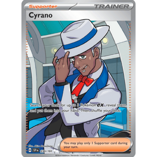 Cyrano 230/191  - Holofoil SV08 Surging Sparks - Ultra Rare