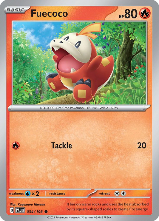 Fuecoco 034/193  - Holofoil Miscellaneous Cards & Products - Common