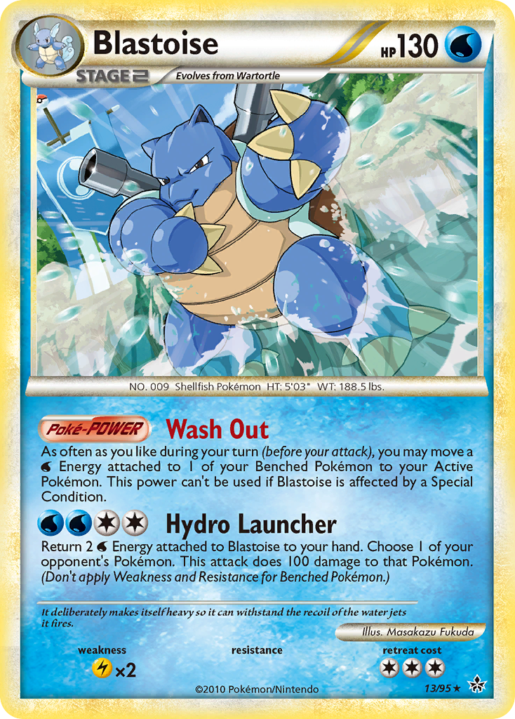 Blastoise  Unleashed - Rare