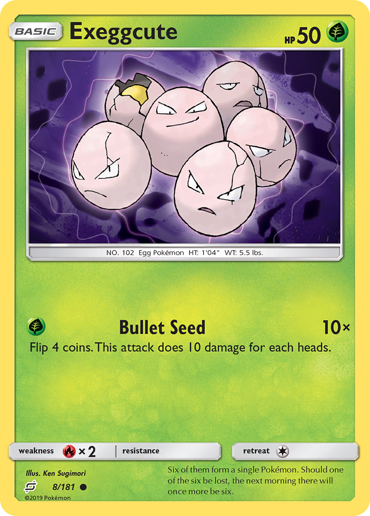 Exeggcute 008  SM  Team Up - Common