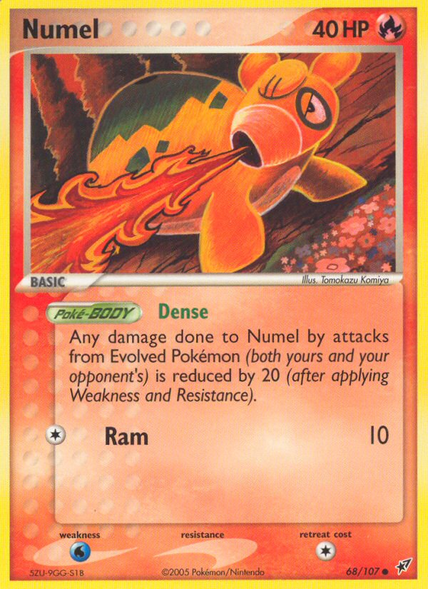 Numel 068  Deoxys - Common