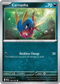 Carvanha 060  - Reverse Holofoil ME02 Phantasmal Flames - Common