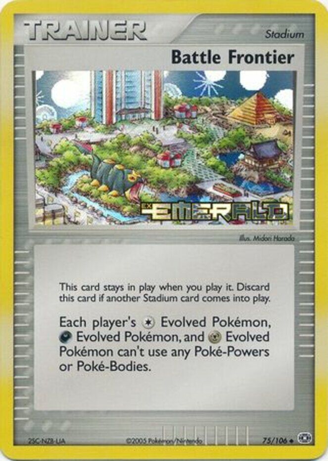 Battle Frontier  - Reverse Holofoil Emerald - Uncommon