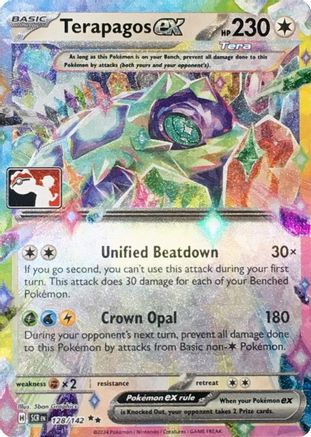 Terapagos ex 128/142  - Holofoil Prize Pack Series Cards - Double Rare