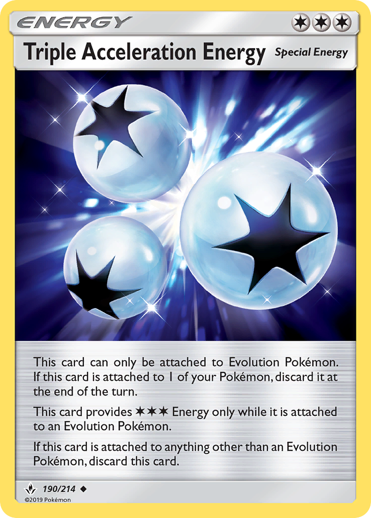 Triple Acceleration Energy 190  SM  Unbroken Bonds - Uncommon