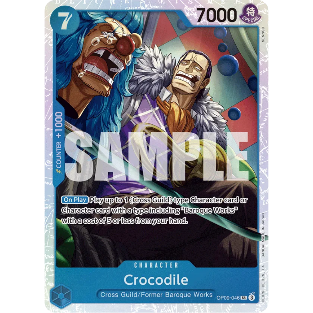 Crocodile (046) (OP09-046) - Emperors in the New World Foil
