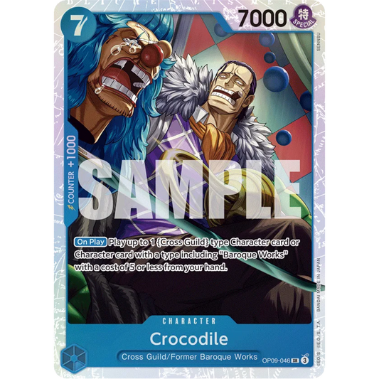 Crocodile (046) (OP09-046) - Emperors in the New World Foil