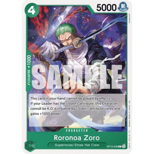Roronoa Zoro (036) (OP12-036) - Legacy of the Master
