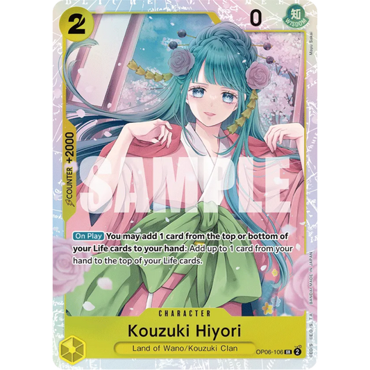 Kouzuki Hiyori (OP06-106) - Wings of the Captain Foil