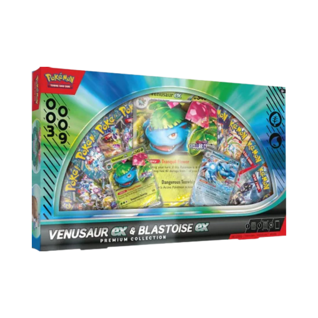 Venusaur ex & Blastoise ex Premium Collection