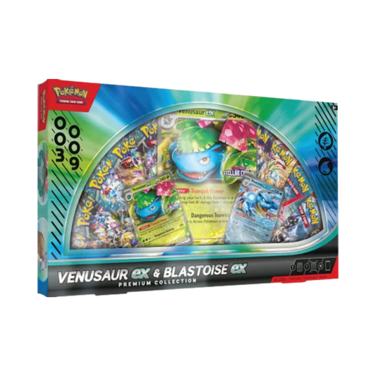 Venusaur ex & Blastoise ex Premium Collection