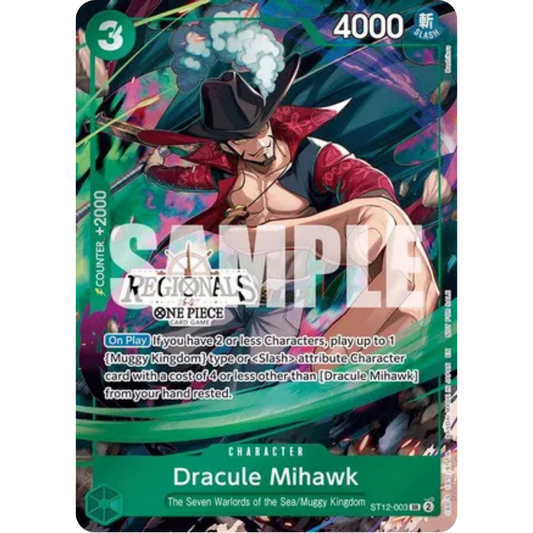 Dracule Mihawk (Regional Participation Pack 2026 Vol.1) (ST12-003) - One Piece Promotion Cards Foil