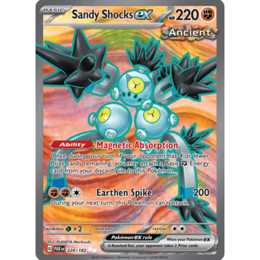 Sandy Shocks ex 228/182  - Holofoil SV04 Paradox Rift - Ultra Rare