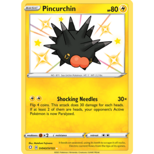 Pincurchin (SV043/SV122) [Sword & Shield: Shining Fates]