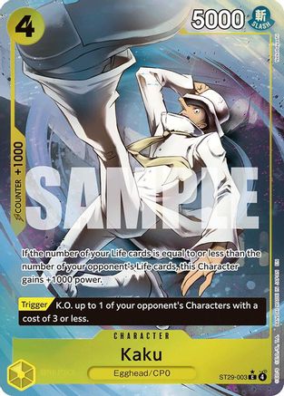 Kaku (Full Art) (ST29-003) - Starter Deck 29: Egghead Foil